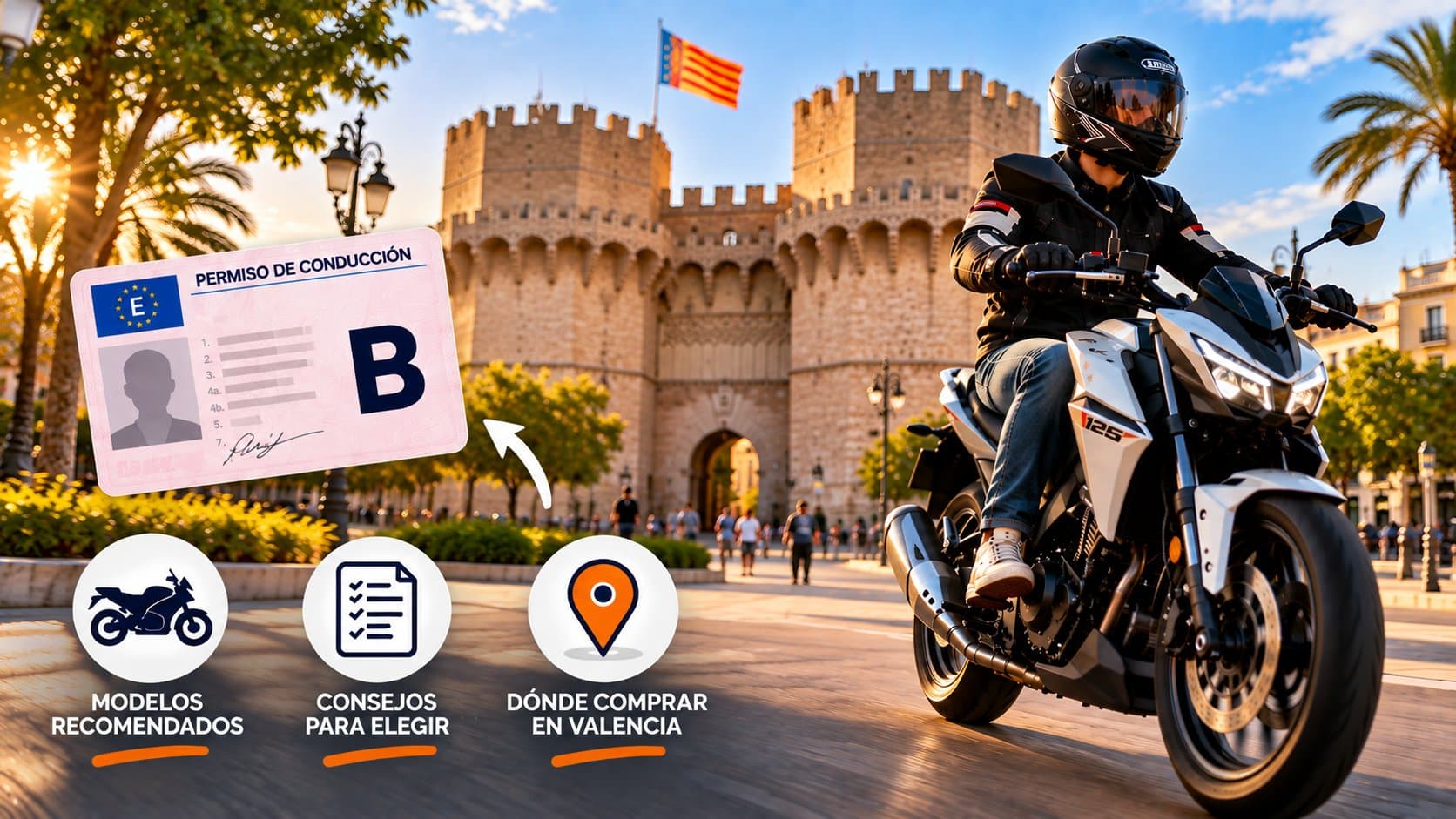Qué moto 125 comprar con el carné B: guía para elegir en Valencia